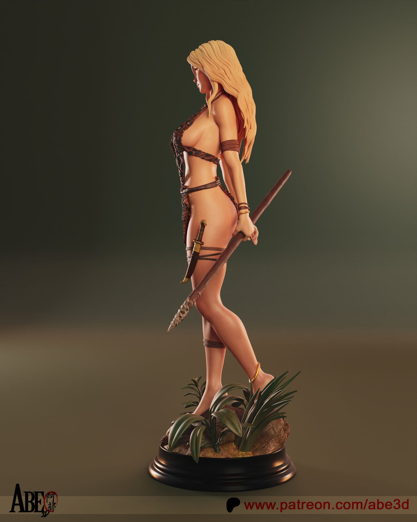 Sheena Statue 3D-Printed Kit