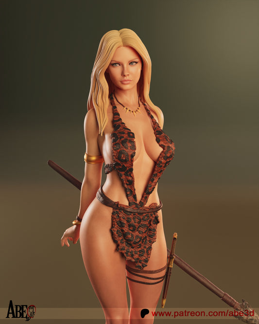 Sheena Statue 3D-Printed Kit