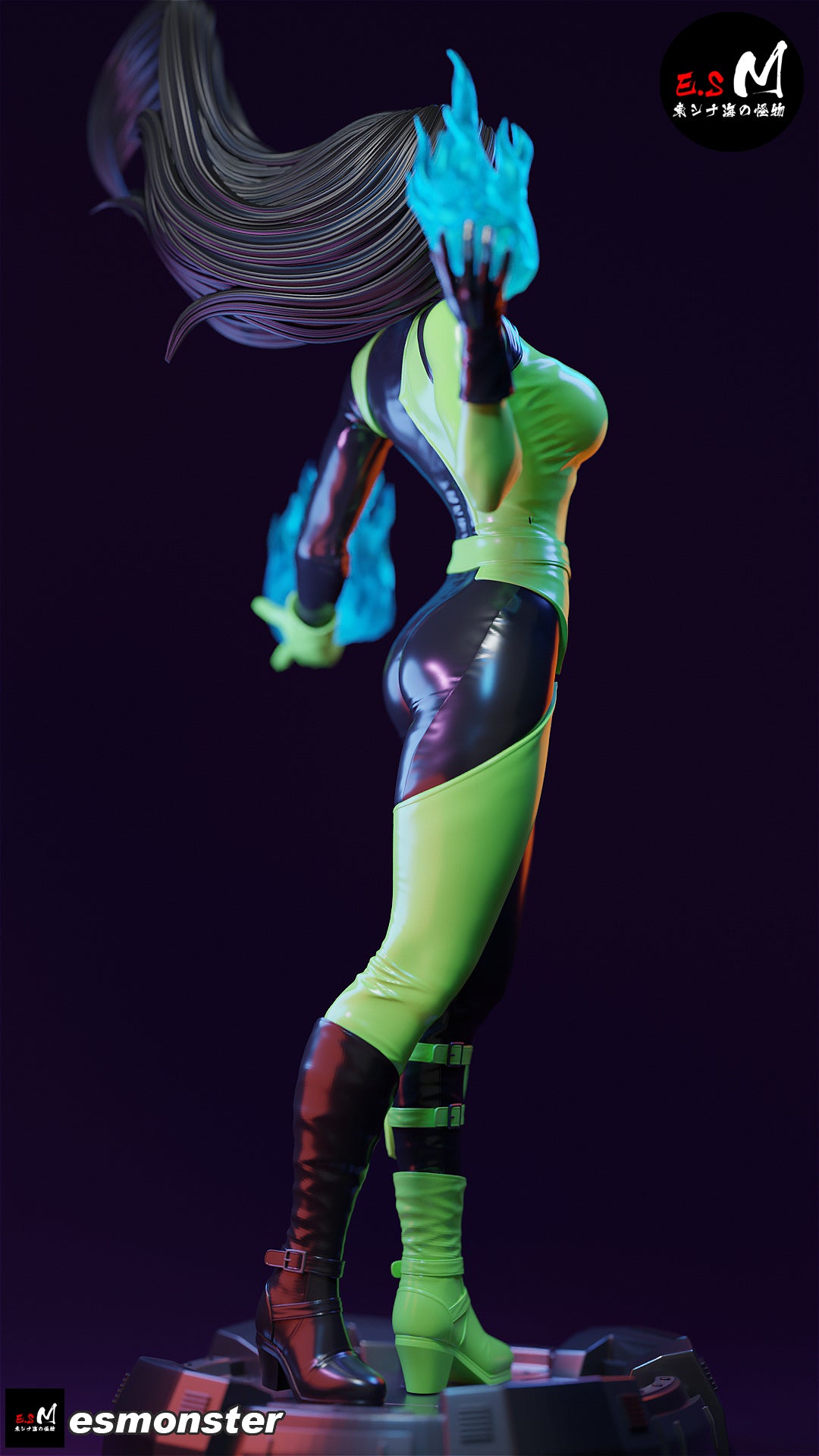 Shego Statue 3D-Printed Kit