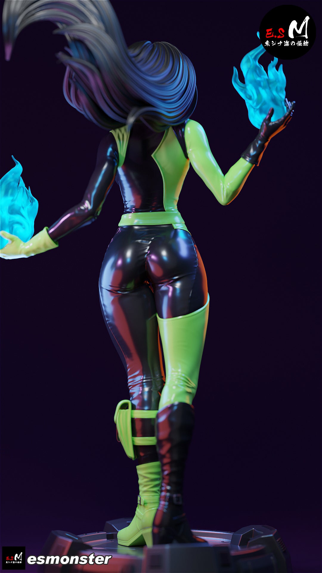 Shego Statue 3D-Printed Kit