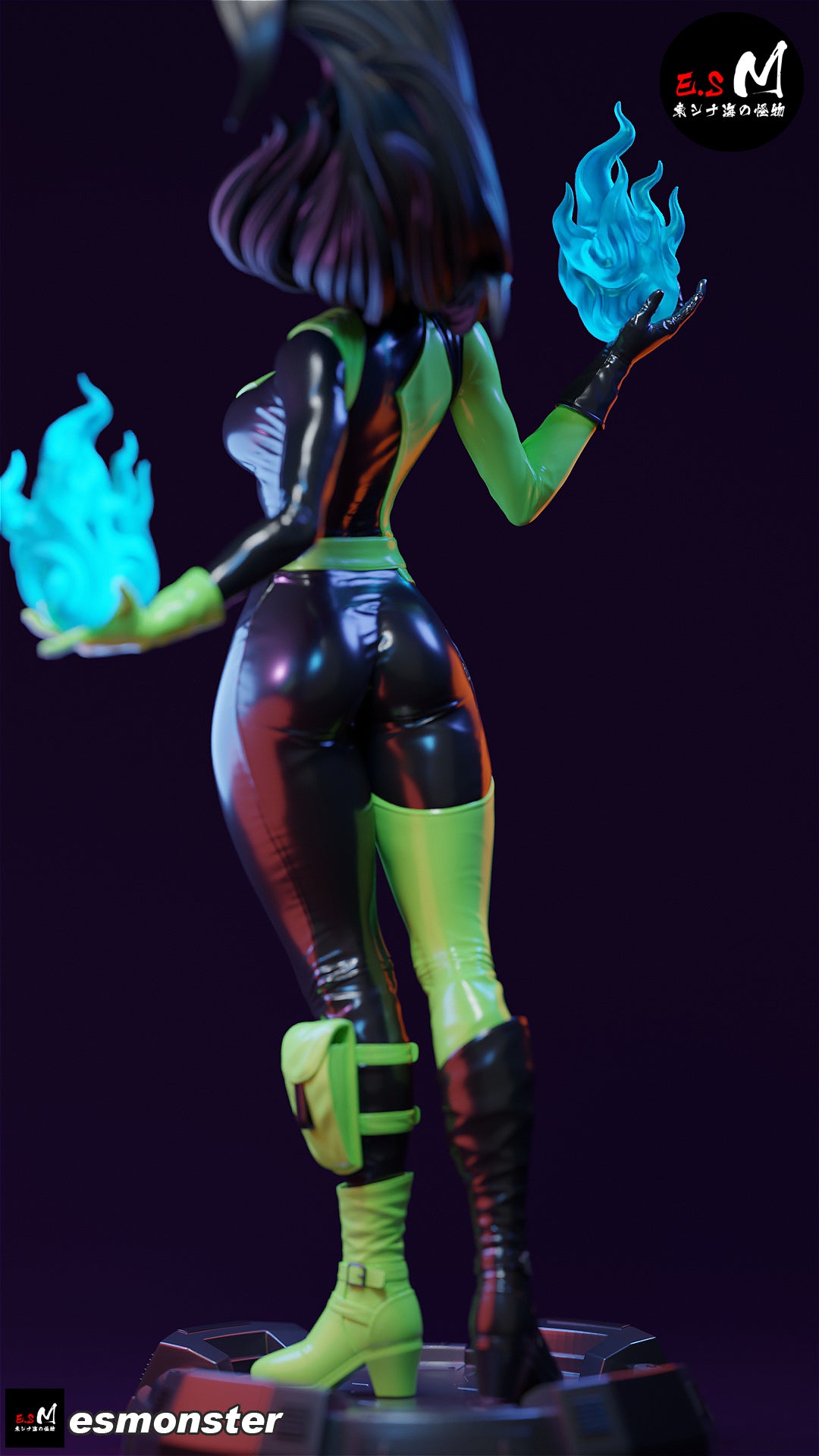 Shego Statue 3D-Printed Kit