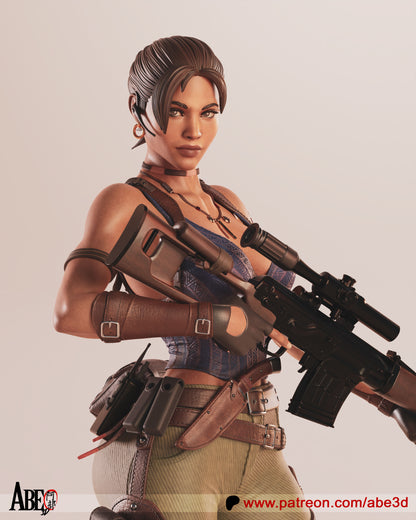 Sheva Alomar Statue 3D-Printed Kit