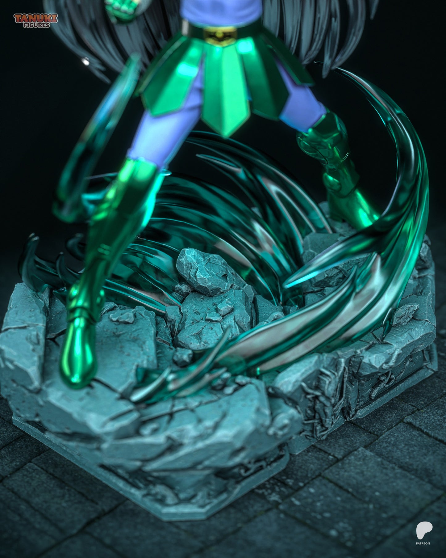 Shiryu - Saint Seiya Statue 3D-Printed Kit