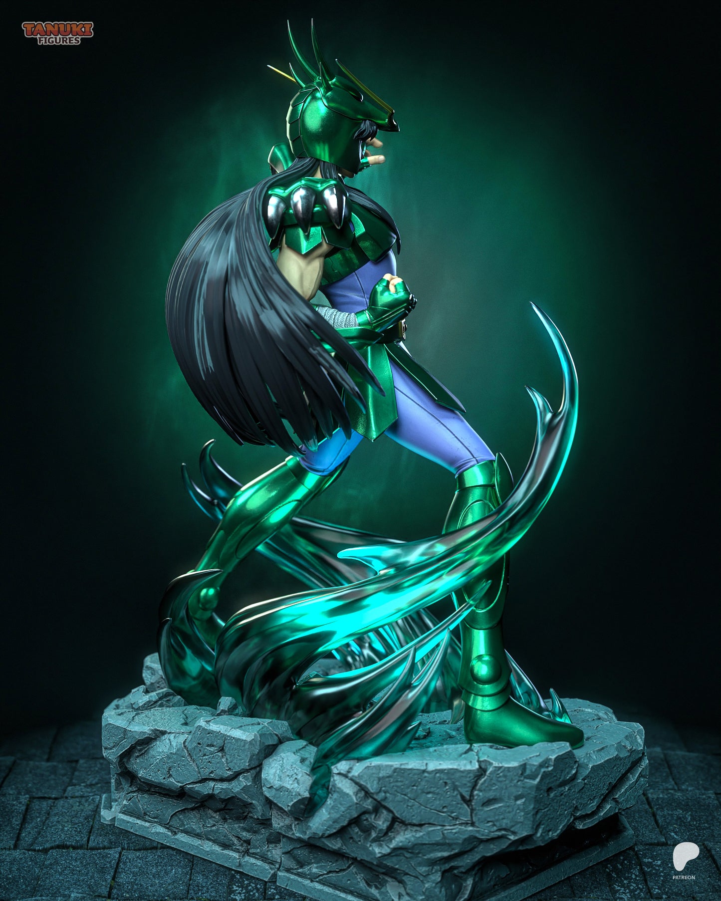 Shiryu - Saint Seiya Statue 3D-Printed Kit