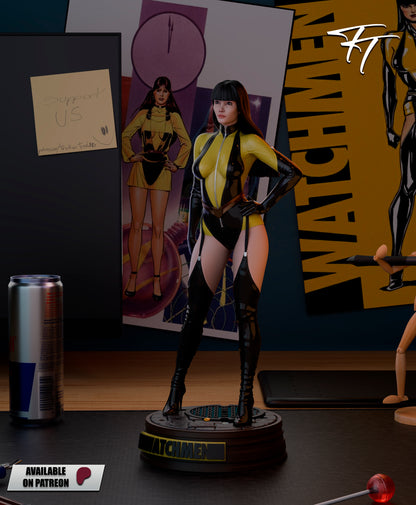 Silk Spectre Statue 3D-Printed Kit