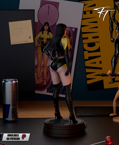 Silk Spectre Statue 3D-Printed Kit