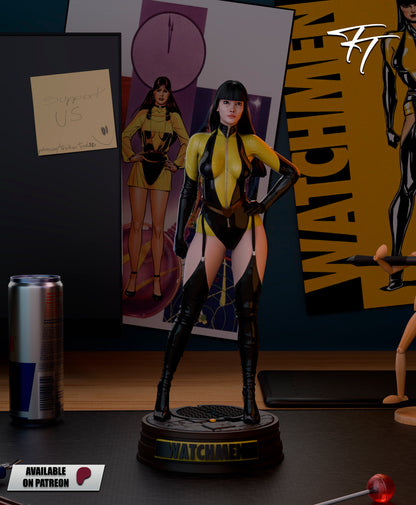 Silk Spectre Statue 3D-Printed Kit