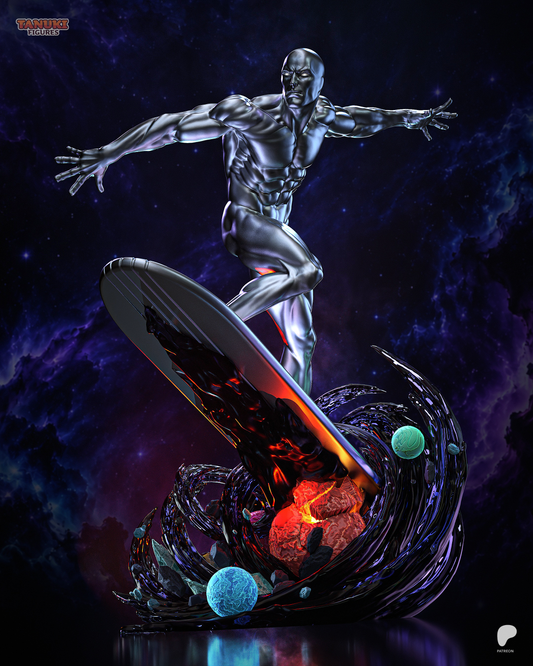 Silver Surfer Statue 3D-Printed Kit