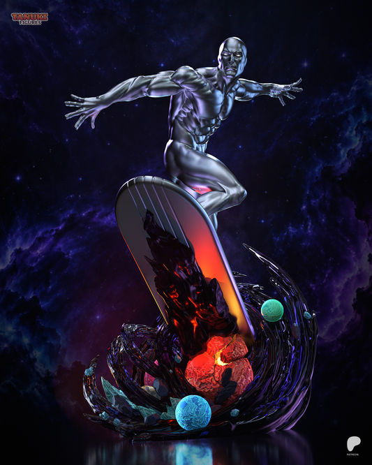Silver Surfer Statue 3D-Printed Kit