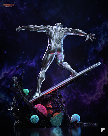 Silver Surfer Statue 3D-Printed Kit