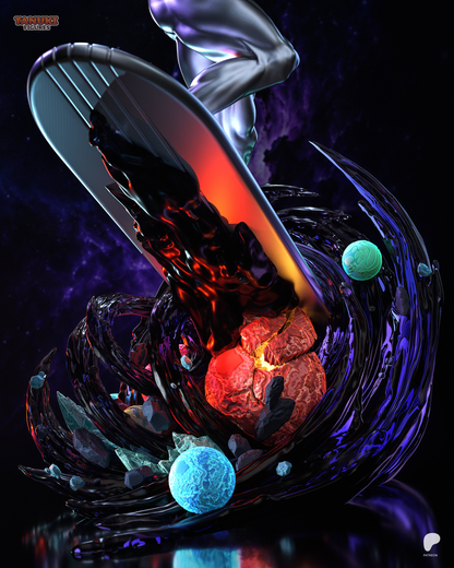 Silver Surfer Statue 3D-Printed Kit