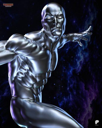 Silver Surfer Statue 3D-Printed Kit