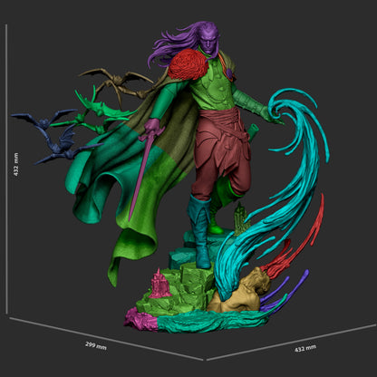 Strahd Von Zarovich Statue 3D-Printed Kit