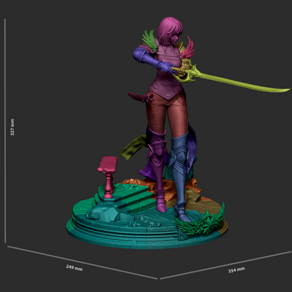 Cha Hae Statue 3D-Printed Kit