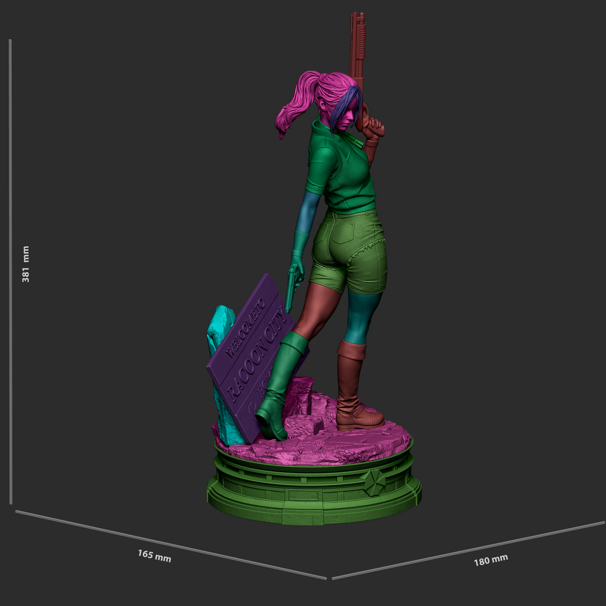 Clair Redfield Statue 3D-Printed Kit