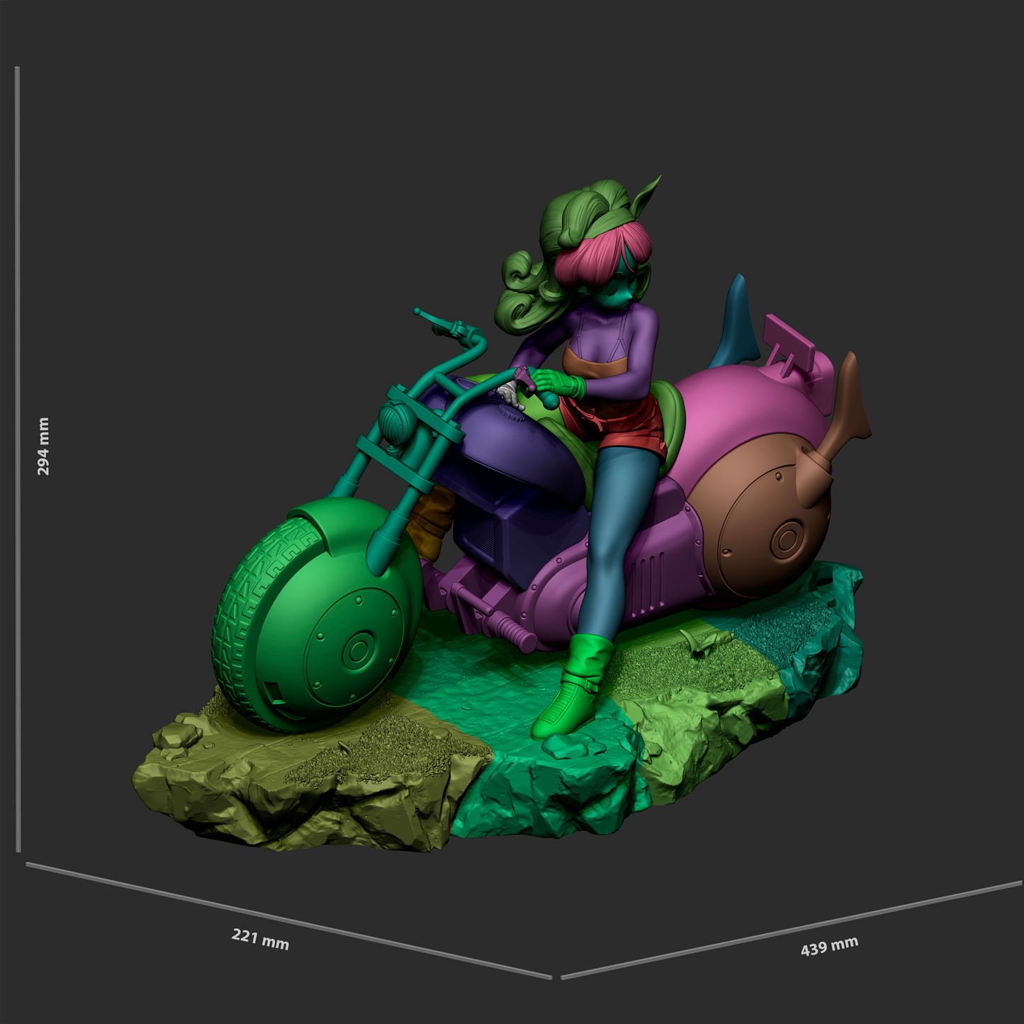 Launch Statue 3D-Printed Kit