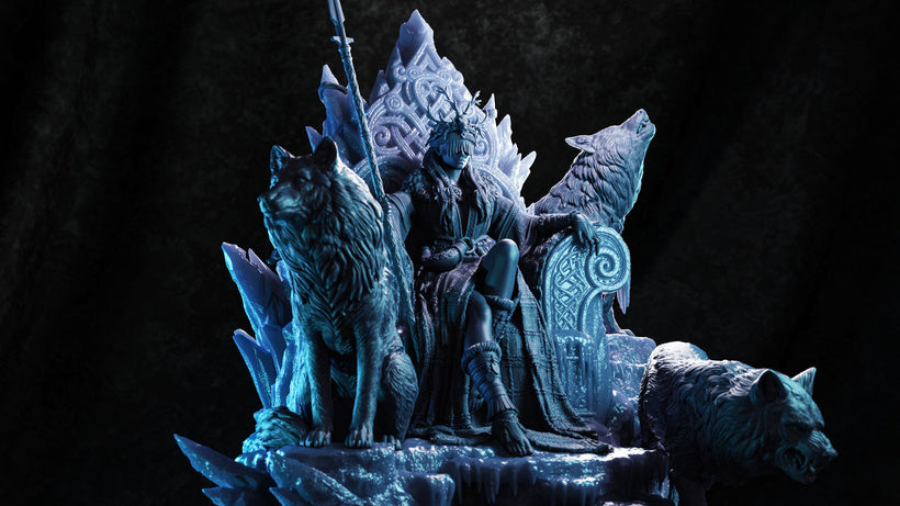 Skadi – The Goddess of Winter Statue 3D-Printed Kit
