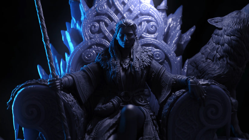 Skadi – The Goddess of Winter Statue 3D-Printed Kit