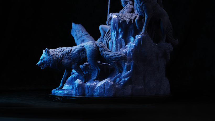Skadi – The Goddess of Winter Statue 3D-Printed Kit