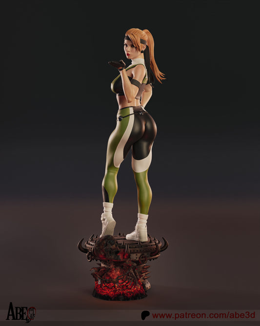 Sonya Blade (MK) Statue