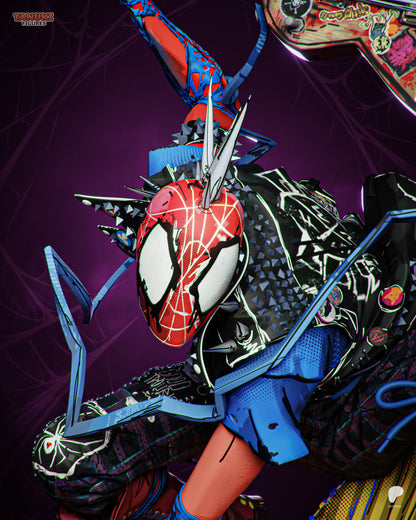 Spider Punk Statue 3D-Printed Kit