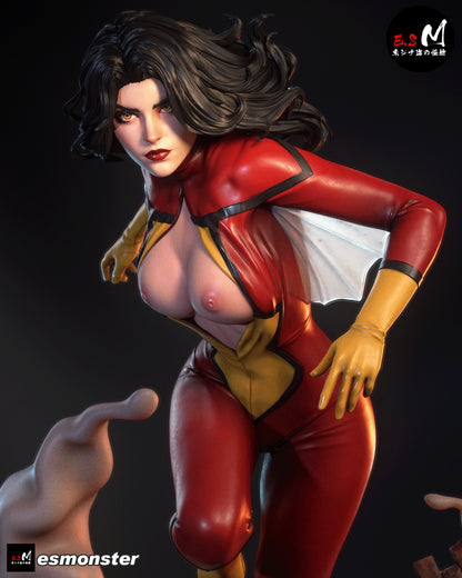 Spider Woman Statue 3D-Printed