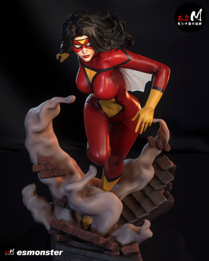 Spider Woman Statue 3D-Printed