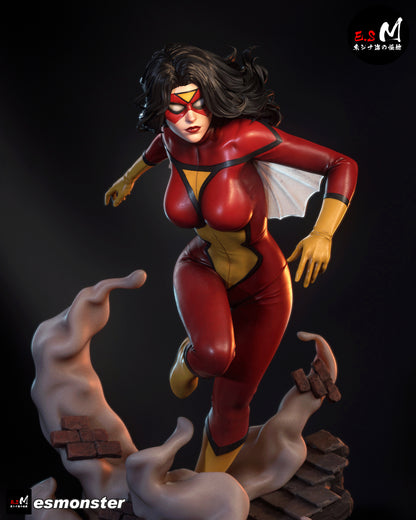 Spider Woman Statue 3D-Printed