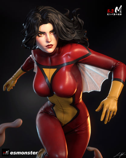 Spider Woman Statue 3D-Printed