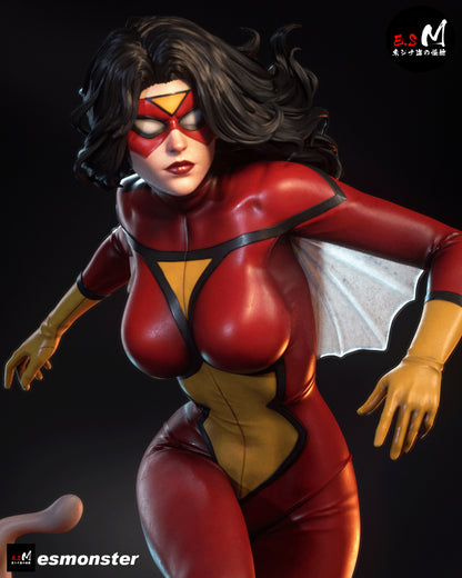 Spider Woman Statue 3D-Printed
