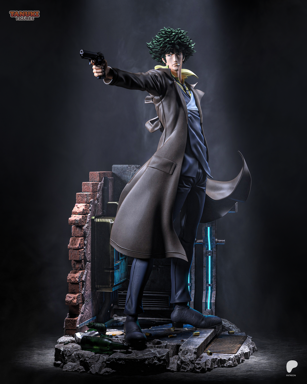 Spike Spiegel Statue 3D-Printed Kit