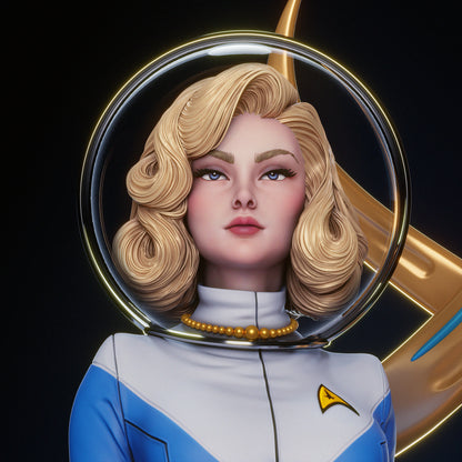 Starfleet Officer Statue 3D-Printed Kit