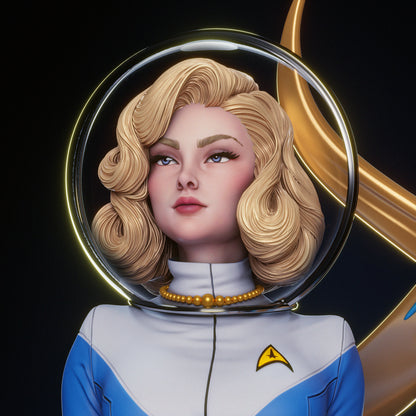 Starfleet Officer Statue 3D-Printed Kit