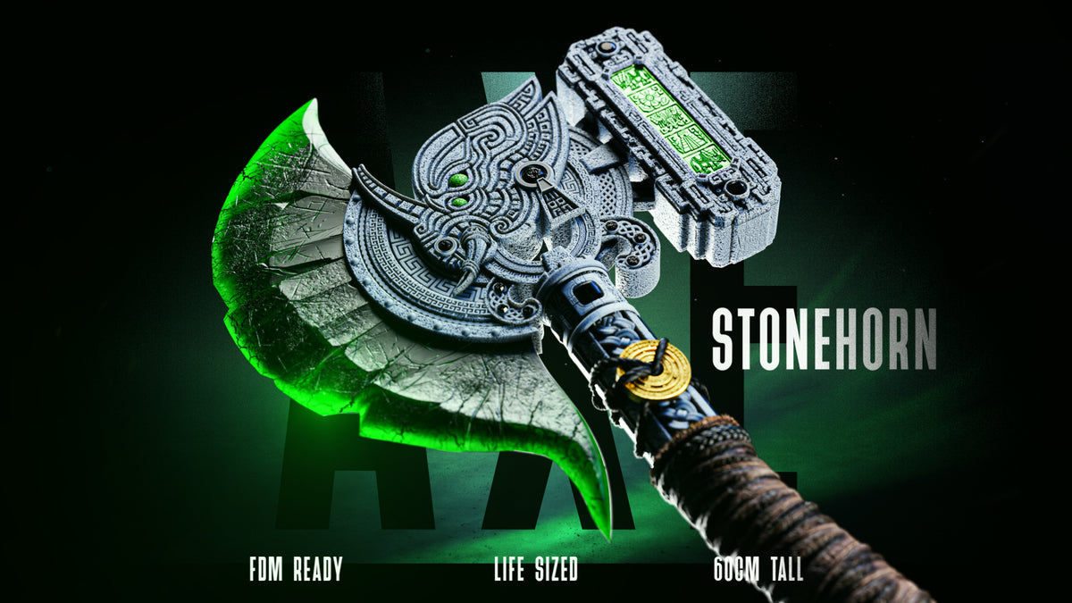 Stonehorn Axe Of Sihala 3D-Printed Kit