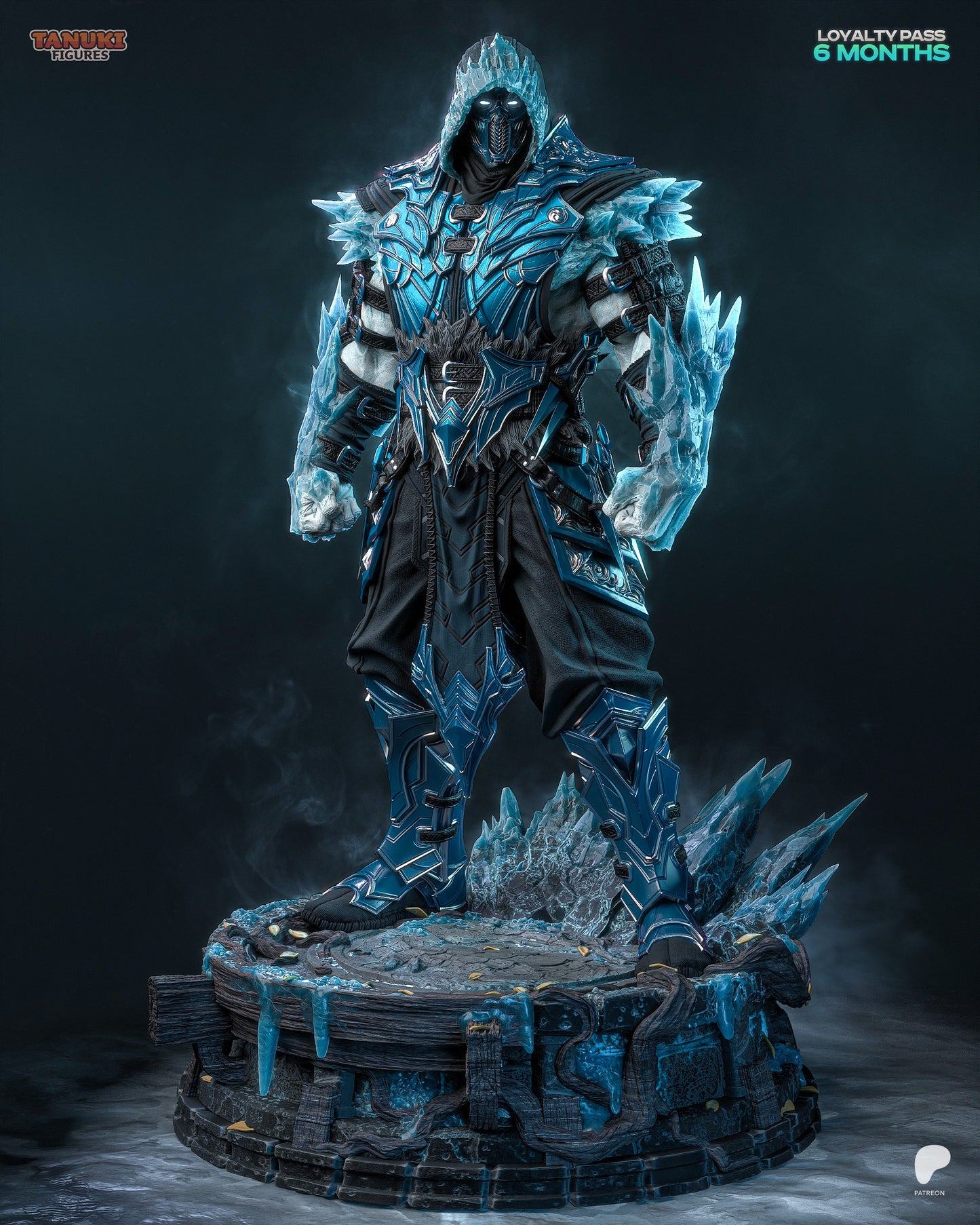 Sub-Zero Statue 3D-Printed Kit