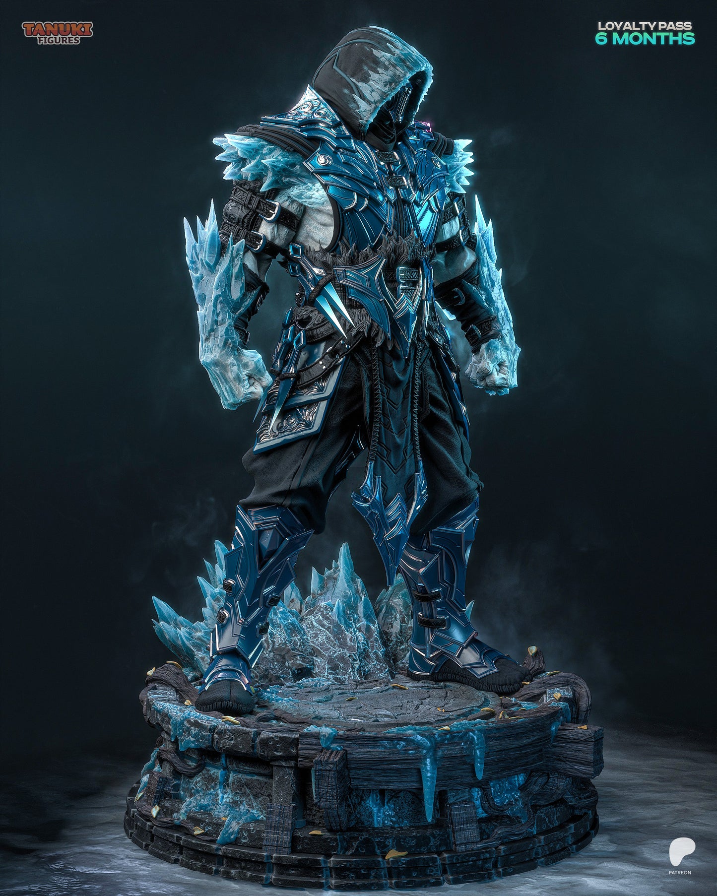 Sub-Zero Statue 3D-Printed Kit