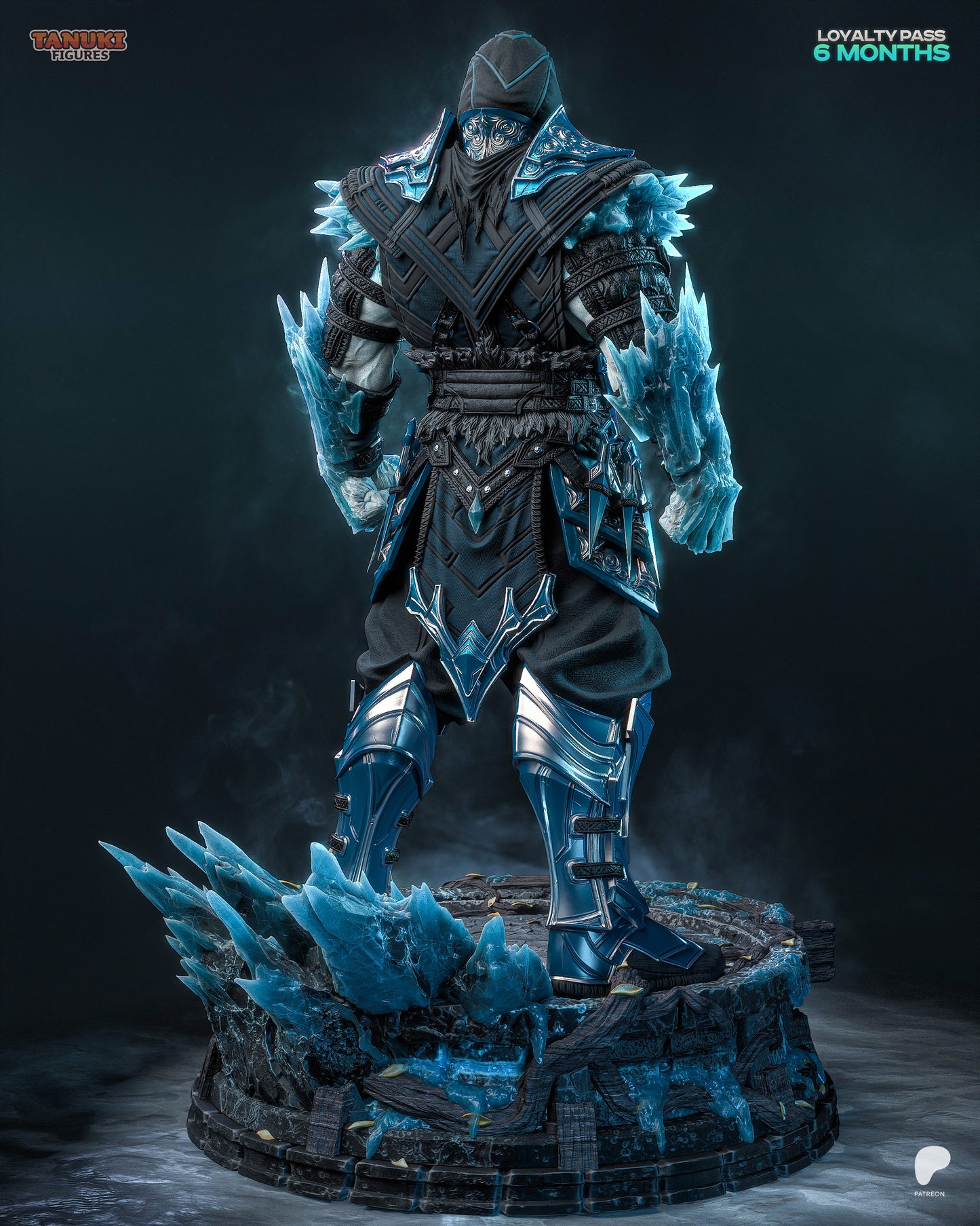Sub-Zero Statue 3D-Printed Kit