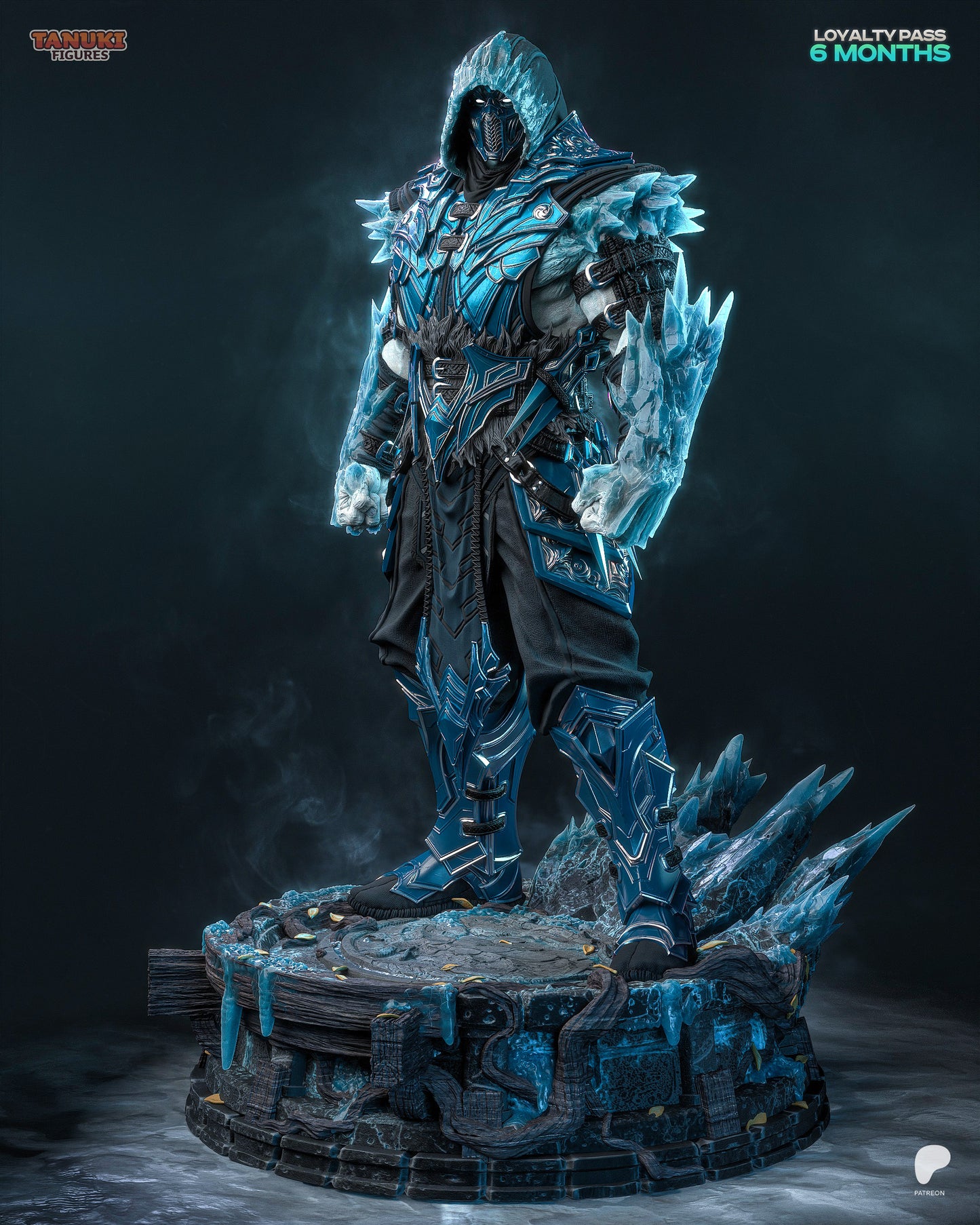 Sub-Zero Statue 3D-Printed Kit