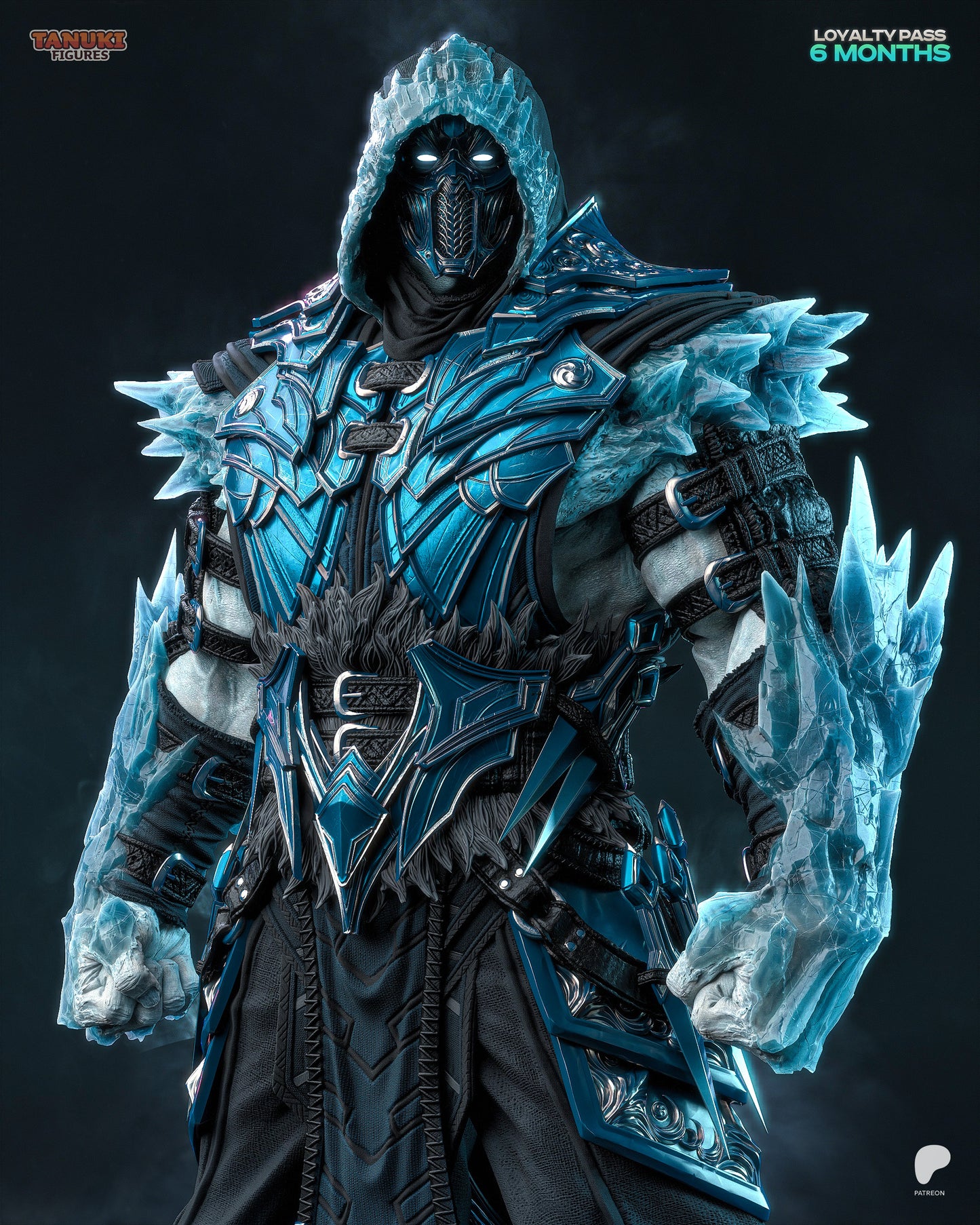 Sub-Zero Statue 3D-Printed Kit