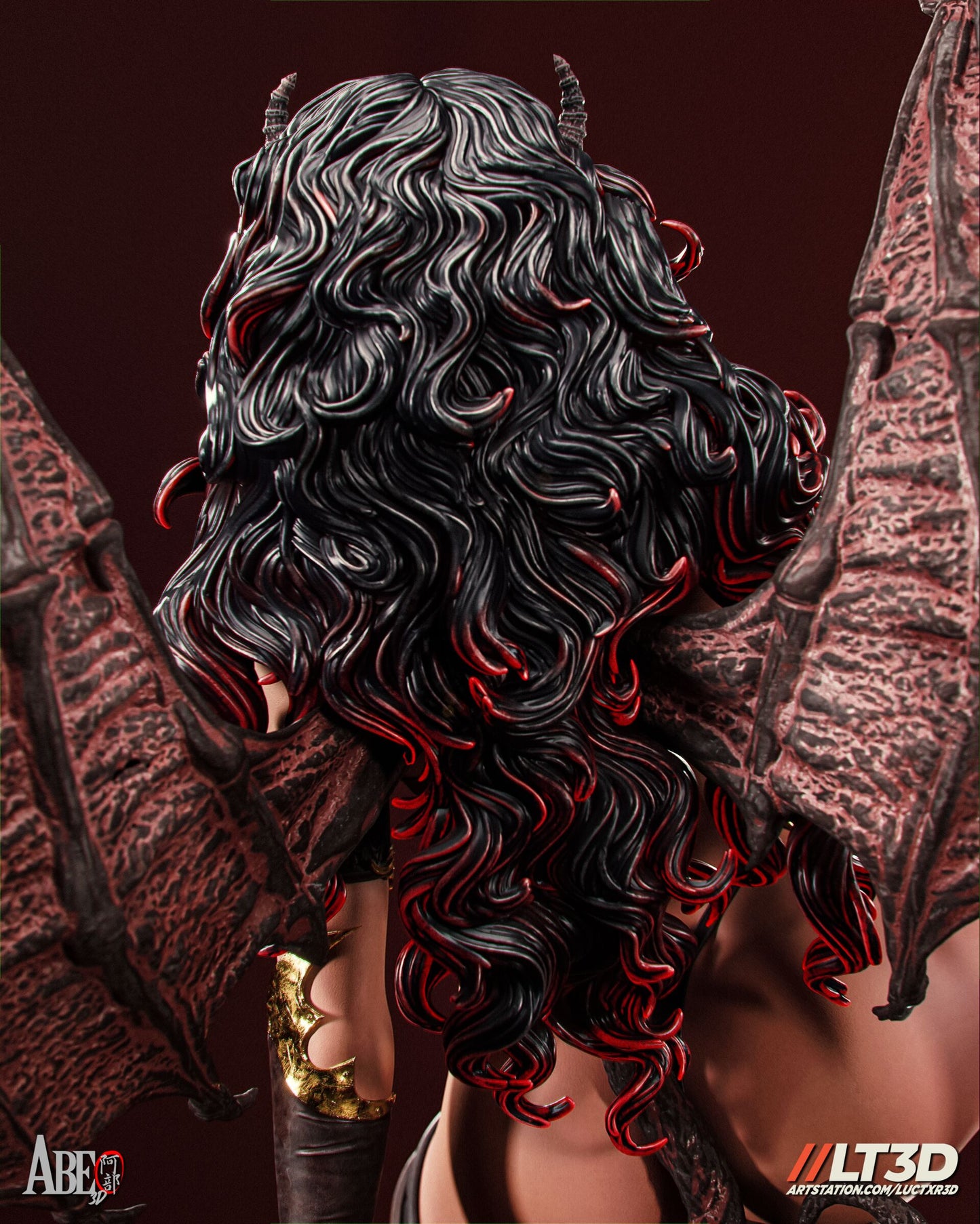 Xyrath Succubus Statue 3D-Printed Kit
