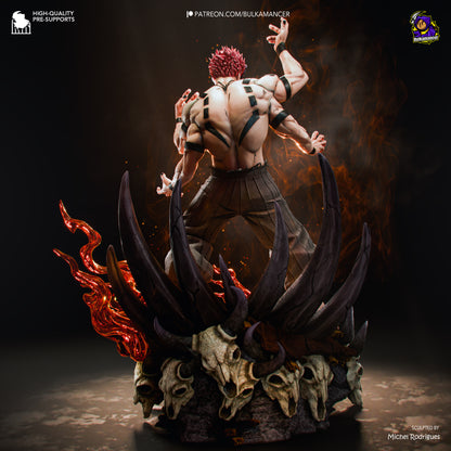 Ryomen Sukuna Statue 3D-Printed Kit
