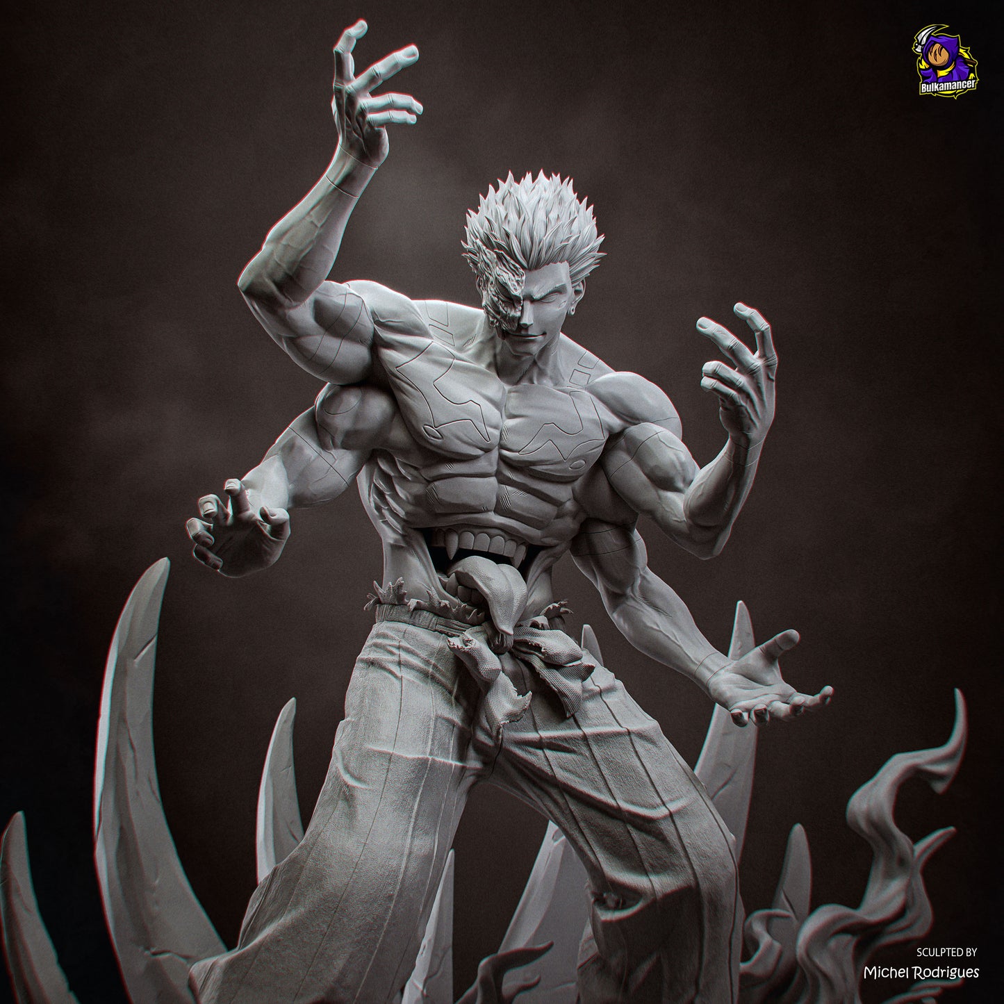 Ryomen Sukuna Statue 3D-Printed Kit