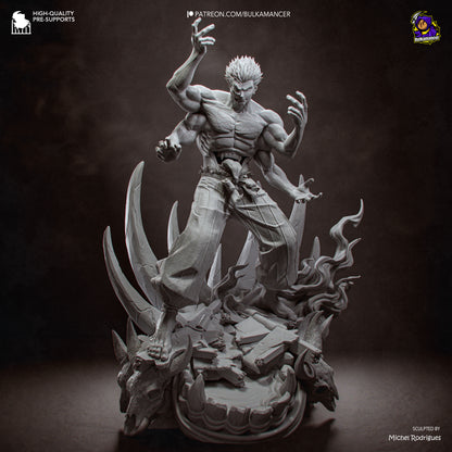 Ryomen Sukuna Statue 3D-Printed Kit