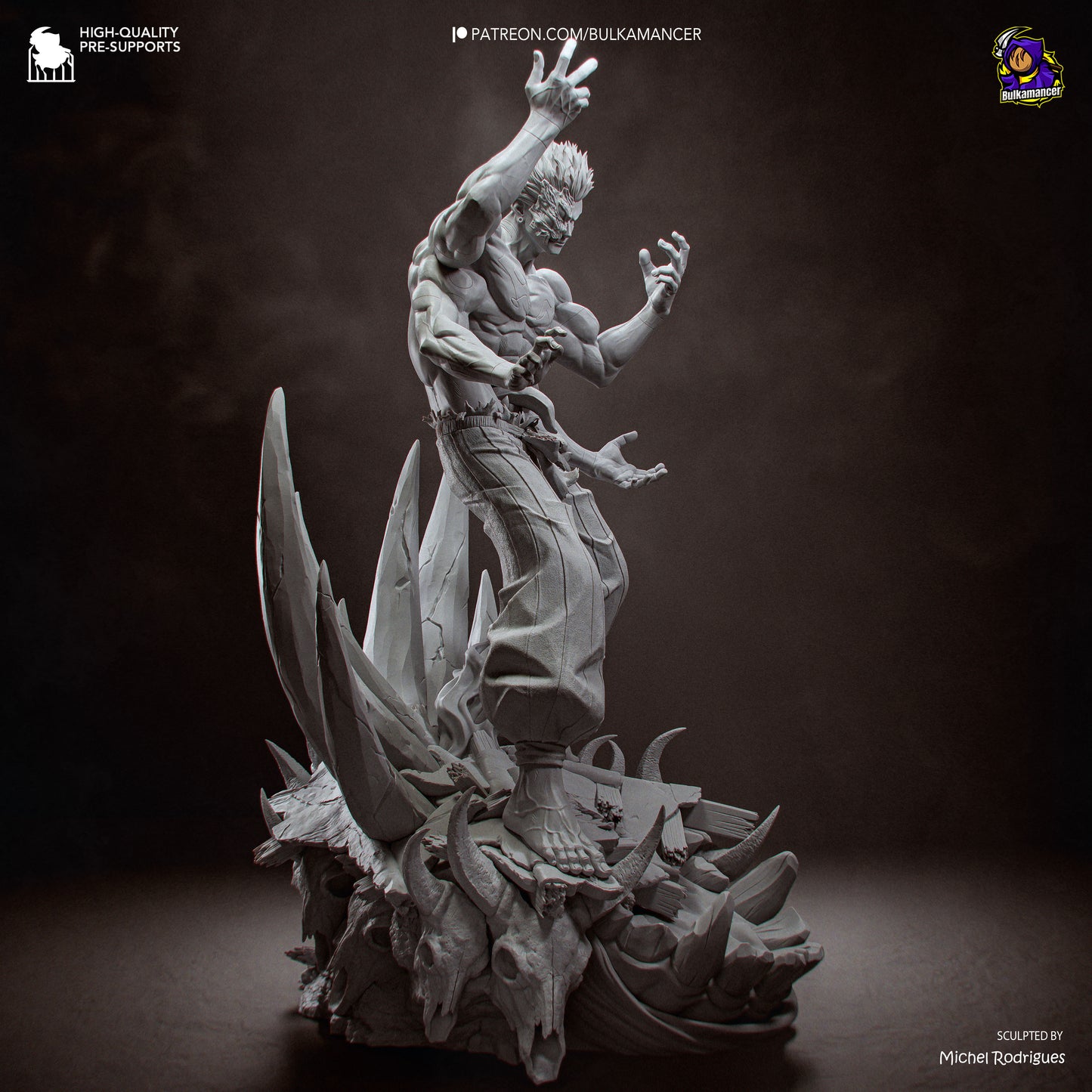 Ryomen Sukuna Statue 3D-Printed Kit