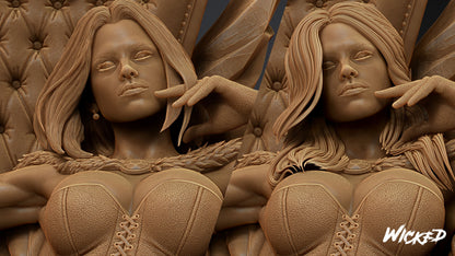 Emma Frost Statue