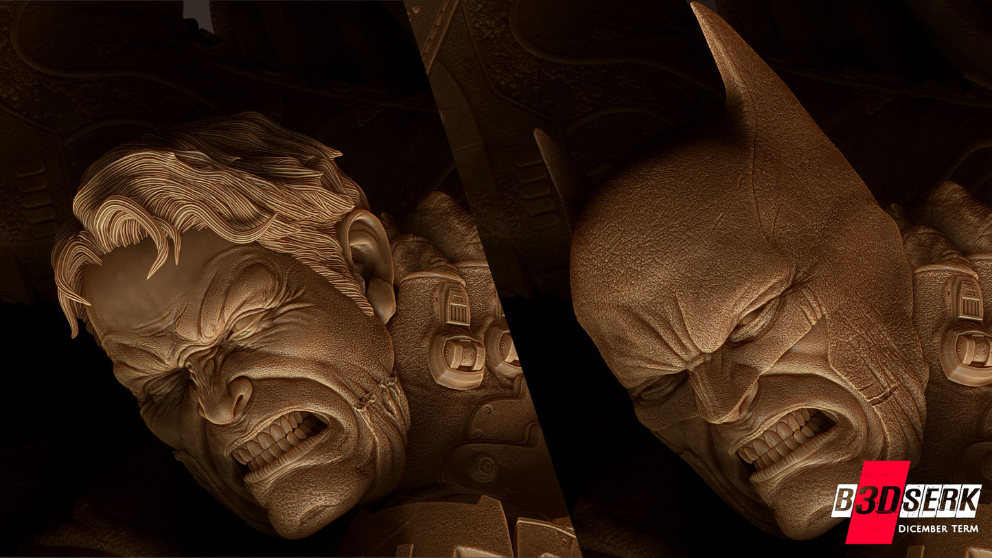Bane VS Batman Diorama