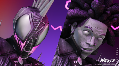 Spider Punk Statue