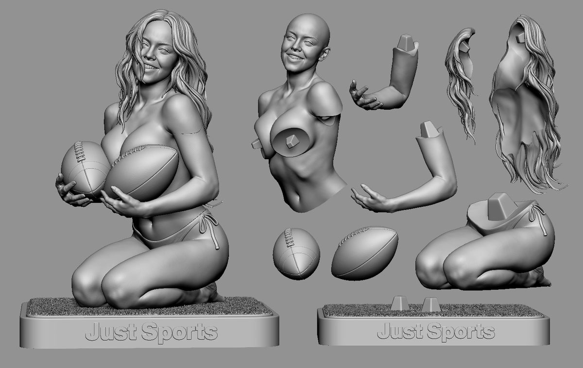 Sydney Sweeney Statue 3D-Printed Kit