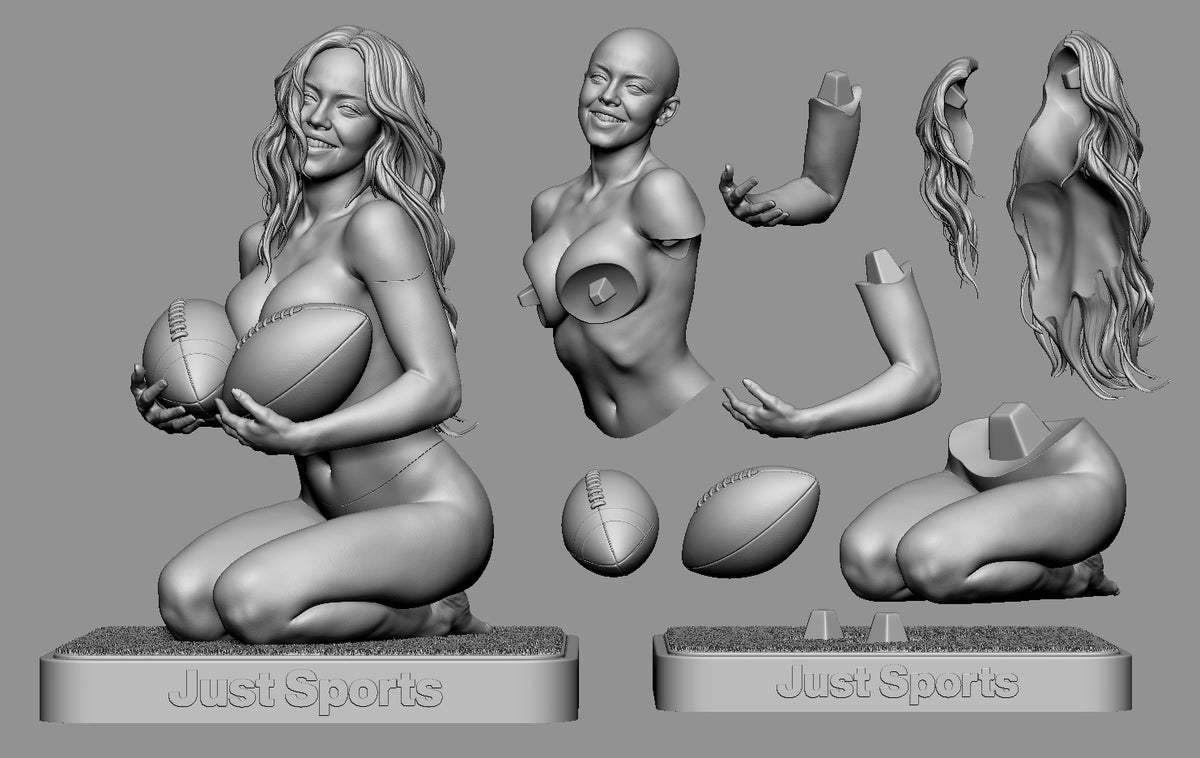 Sydney Sweeney Statue 3D-Printed Kit