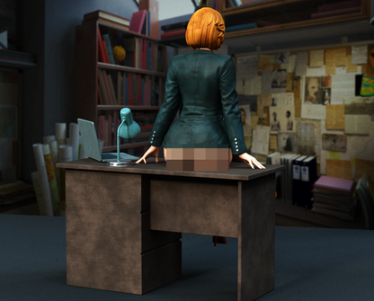 Scully Statue 3D-Printed Kit